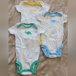 NEW Dinosaur Print Baby Onesies